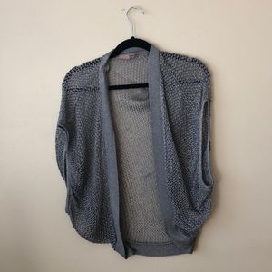 Shimmer sweater shrug
